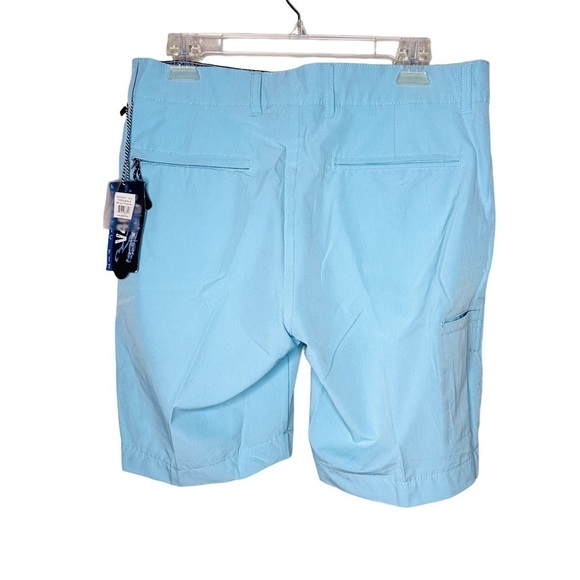 V46 Vintage 1946 Men’s Porcelain Blue Golf Shorts Size 32 - Picture 3 of 8